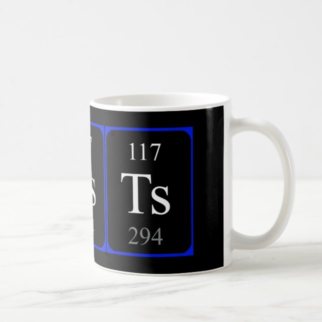 Element 117 Tasse - Tennisschwarz (Rechts)