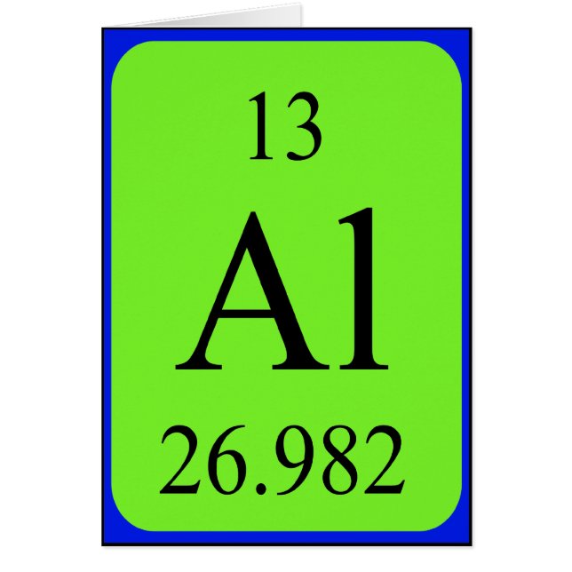Element 13card - Aluminium (Vorne)