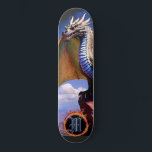 *~* Element AP88 Elemental Dragon Fierce Sky Cloud Skateboard<br><div class="desc">(Suchen Sie nach ähnlichen Artikeln in AP88 ) Einfache Übertragung auf andere Zazzle Produkte. Element-DRAGON mit RING von FEUER / FLAMES / FLAME und INITIALEM MONOGRAM für Ihren Namen - Behalt, bearbeiten oder löschen Sie den Text. Dieses beliebte chinesische Skateboard im chinesischen Stil ist ein individuelles pro-Element Dragon Design, das...</div>