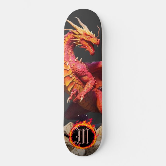 *~* Element AP88 Elementardrachenfeuer Skateboard (Vorderseite)
