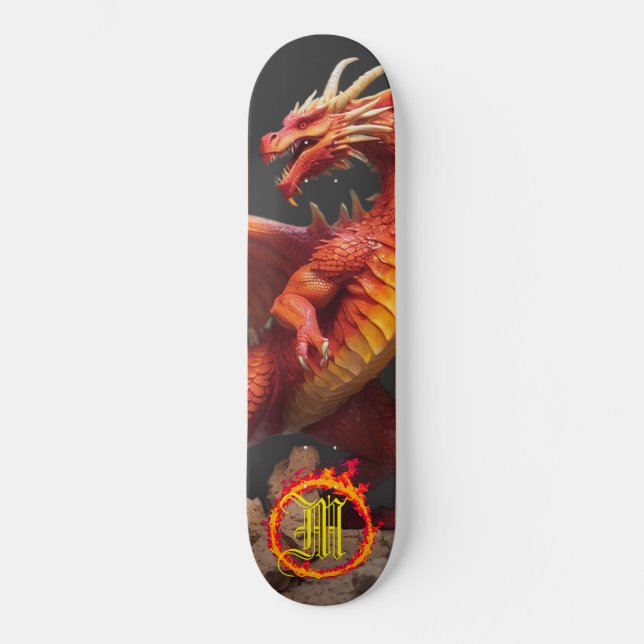 *~* Element AP88 Elementardrachenfeuer Skateboard (Vorderseite)