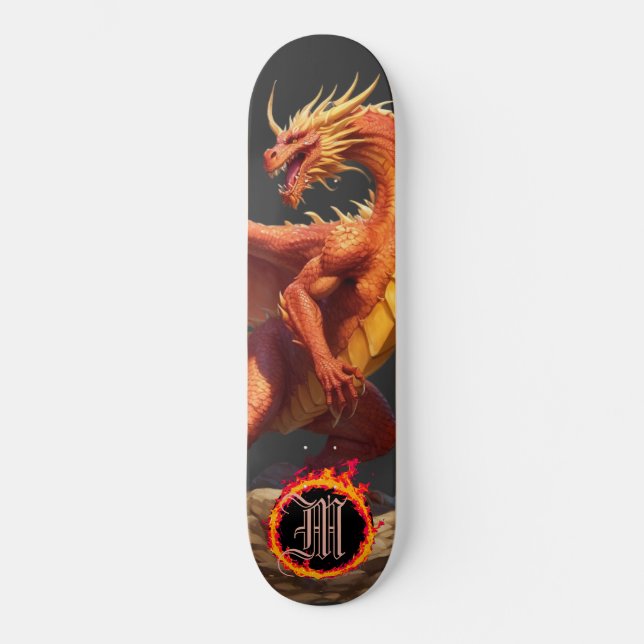*~* Element AP88 Elementardrachenflame Skateboard (Vorderseite)