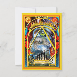 Element der Gestaltung der Feuerkarte Dankeskarte