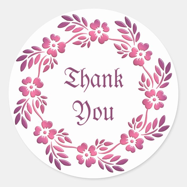 Element des Farbverlaufs des Farbverlaufs im unter Runder Aufkleber (Vorderseite)