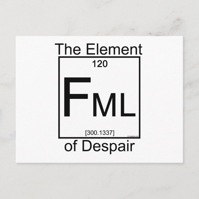 Element FML Postkarte (Vorderseite)