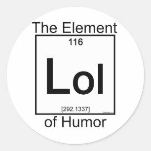 Element LOL Runder Aufkleber