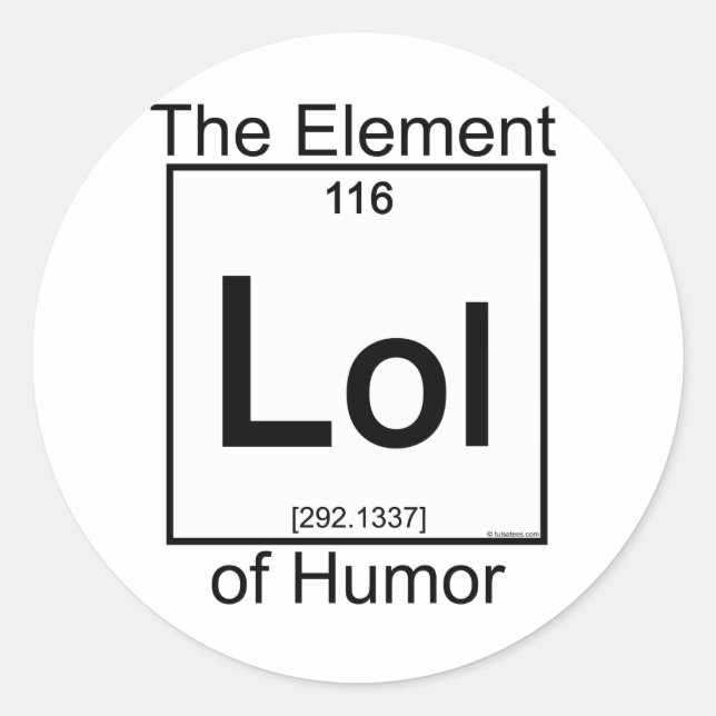 Element LOL Runder Aufkleber (Vorderseite)