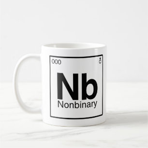 Element NB - Periodische nichtbinäre Tabelle Kaffeetasse