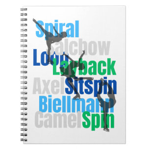 Element-Notebook (blau/grün) Notizblock