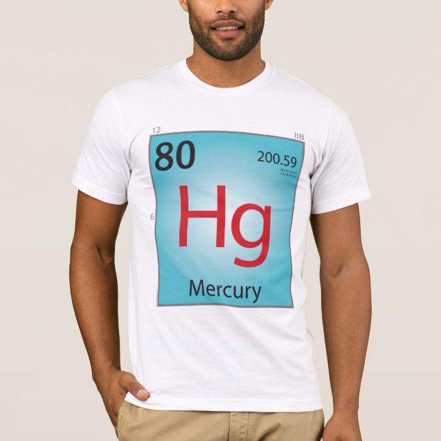 Element-T - Shirt des Mercury-(Hektogramm) - nur (Vorderseite)