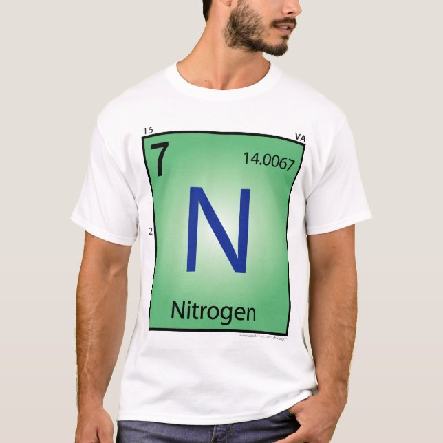 Element-T - Shirt des Stickstoff-(N) - nur Front (Vorderseite)