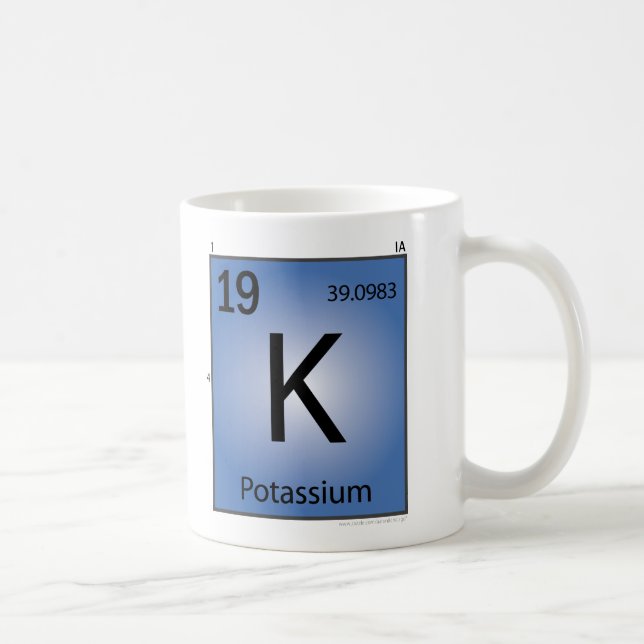 Element-Tasse des Kalium(k) Tasse (Rechts)