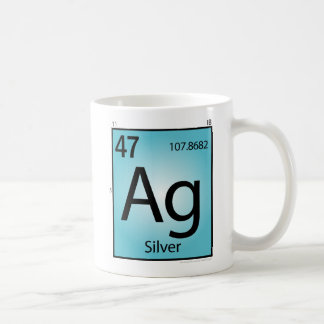 Element-Tasse des Silber-(AG) Kaffeetasse