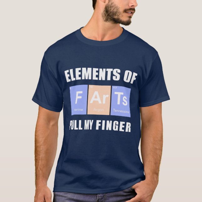 Element von Pull My Finger. T-Shirt (Vorderseite)