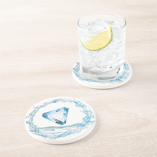 Element Wasser Getränkeuntersetzer (Seite)