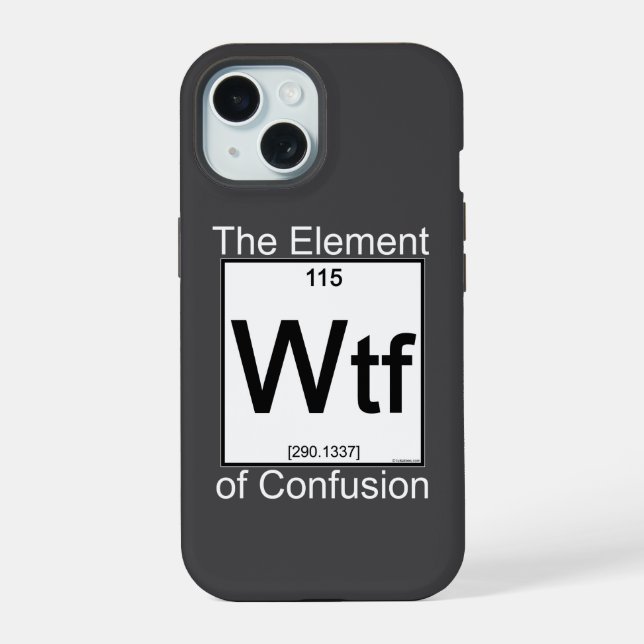 Element WTF iPhone 15 Hülle (Rückseite)