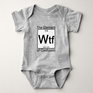 Element WTF Säugling-Shirt Baby Strampler