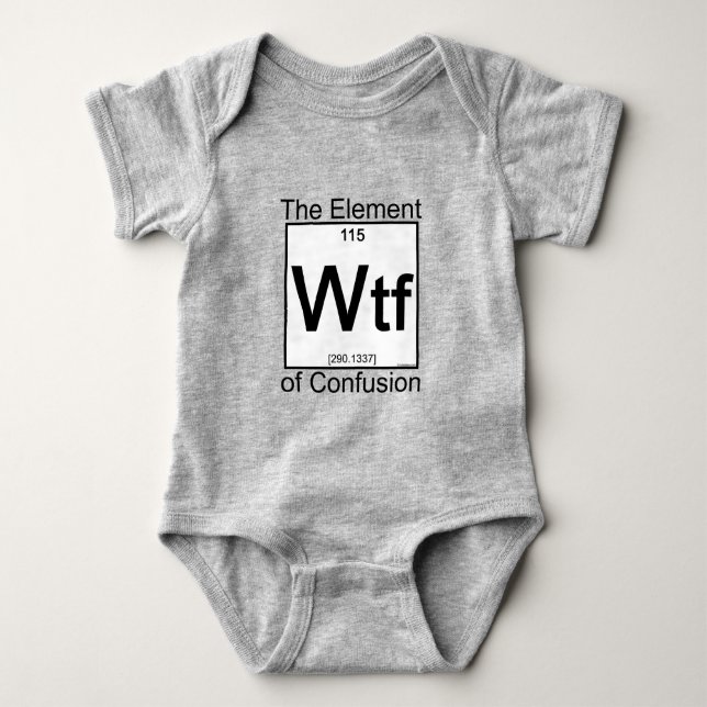 Element WTF Säugling-Shirt Baby Strampler (Vorderseite)