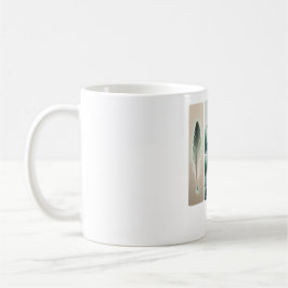 Elemental Nature Feather Wave Mountain Pine Kaffeetasse