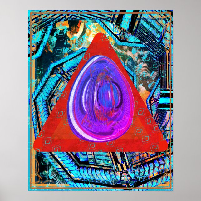 Elementarather innerhalb der Feuermedizin Tattva Poster (Vorne)