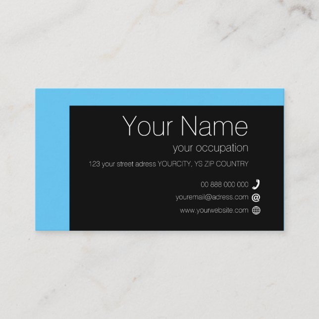 ELEMENTARE Collection Standard Business Card Visitenkarte (Vorderseite)