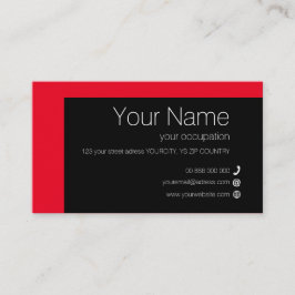 ELEMENTARE Collection Standard Business Card Visitenkarte