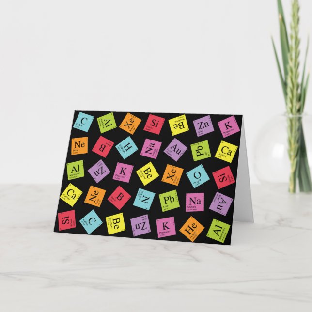 Elementare Periodic (dunkel) Karte (Vorderseite)