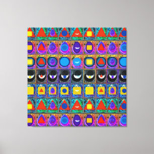 Elementare Symbole Mustermeditationshilfe Tattva Leinwanddruck