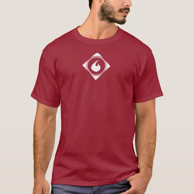 Elementarer Feuer-T - Shirt (Vorderseite)