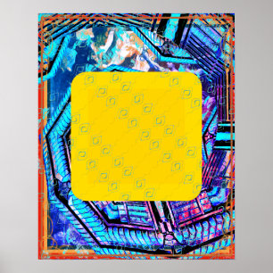 Elementarerde innerhalb der Erd-Medizin Tattva Poster