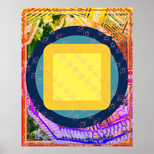 Elementarerde innerhalb der Luftmedizin Tattva Poster (Vorne)