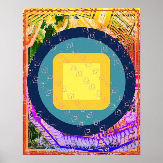 Elementarerde innerhalb der Luftmedizin Tattva Poster (Vorne)