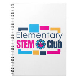 Elementares STEM Club Logo-Notebook Notizblock