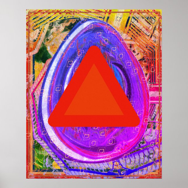 Elementarfeuer innerhalb der Ether Meditation Aid  Poster (Vorne)