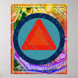 Elementarfeuer innerhalb der Luftmedikationshilfe Poster