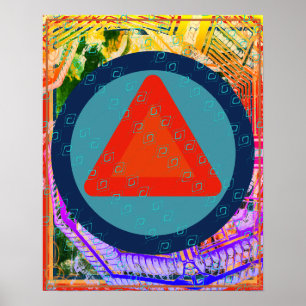 Elementarfeuer innerhalb der Luftmedikationshilfe Poster