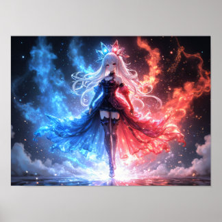 Elementarharmonie von Flame und Frost Poster