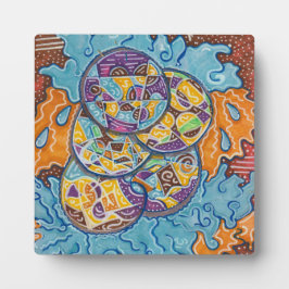 Elementarische Abstrakte Surf eWatch Fotoplatte