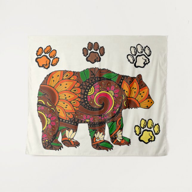 Elementarnatur Wandteppich (Vorderseite (Horizontal))