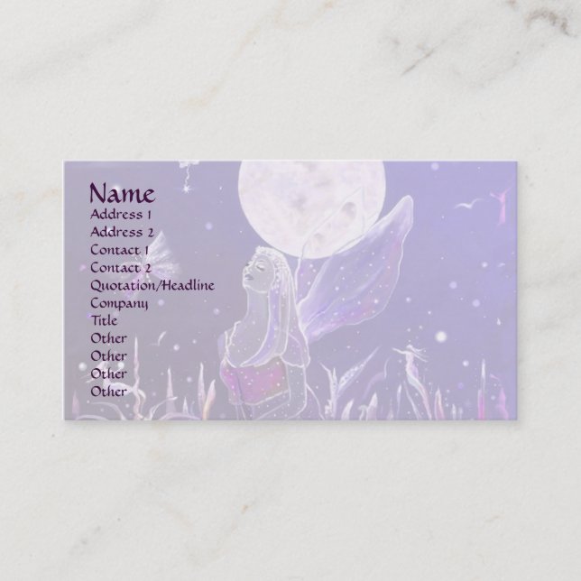 Elementarreich Visitenkarte (Vorderseite)