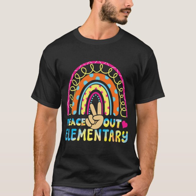 Elementarschüler durch Schulen im letzten Sommer T-Shirt (Vorderseite)
