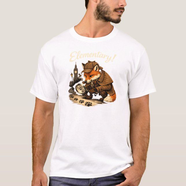 Elementary - Fox Detective T-Shirt (Vorderseite)