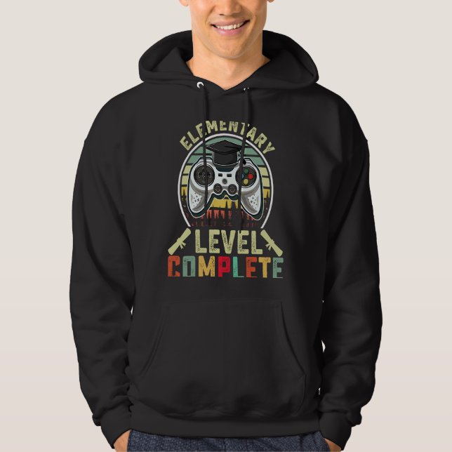 Elementary Level Complete Gamer Elementary Graduat Hoodie (Vorderseite)