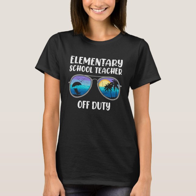 Elementary school class teacher off duty teacher   T-Shirt (Vorderseite)