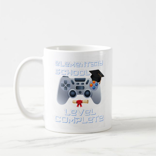 Elementary school level complete gamer graduation kaffeetasse (Links)