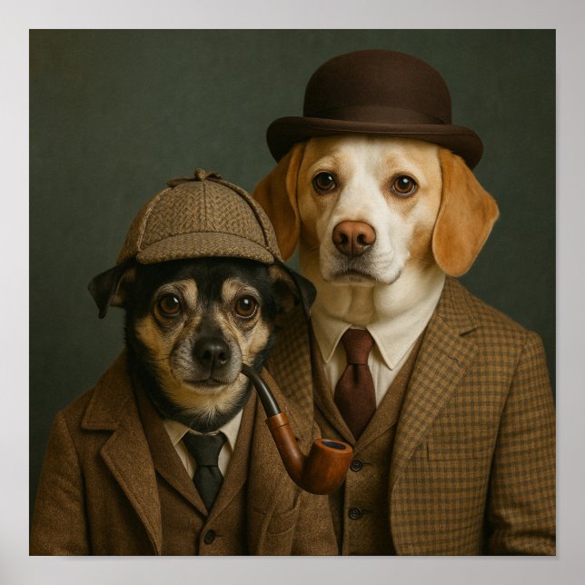 "Elementary, Watson" Poster (Vorne)