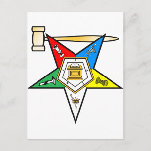 Elemente aus der Vergangenheit des Oststerns Postkarte