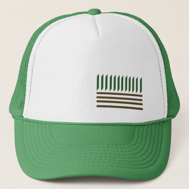Elemente Collection_Earth Fernlastfahrer-Hut Truckerkappe (Vorderseite)