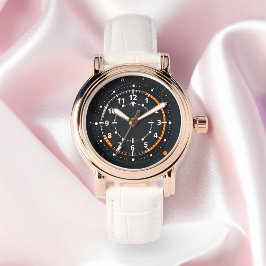 Elemente der abstrakten Kreislauf-Technologie Armbanduhr