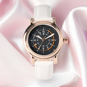 Elemente der abstrakten Kreislauf-Technologie Armbanduhr